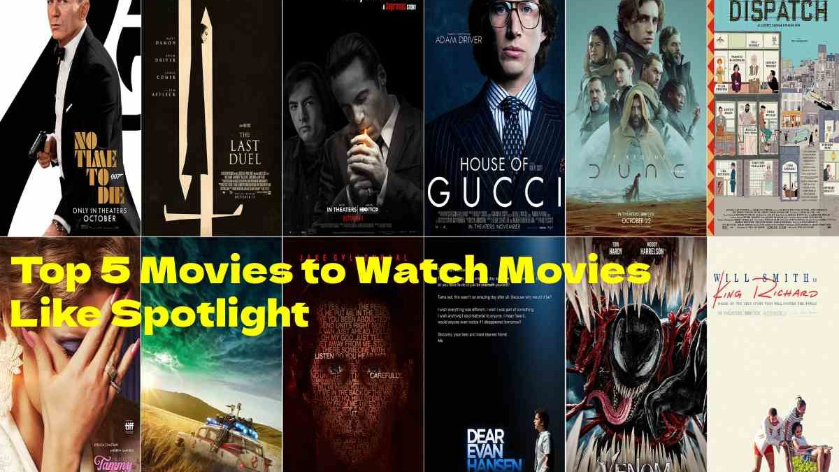 Top 5 Movies to Watch Movies Like Spotlight