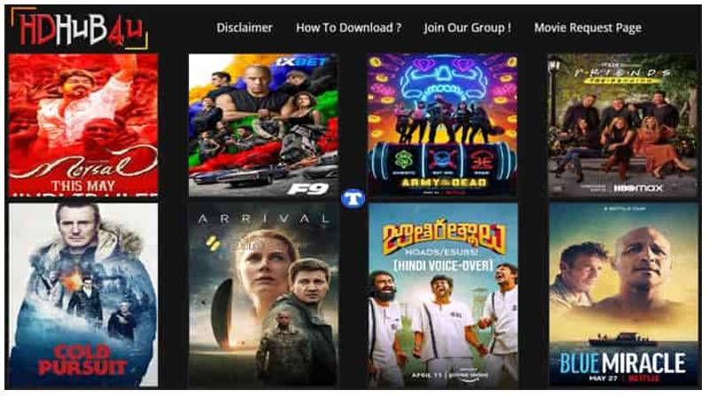 Movies leaked to hdhub4u