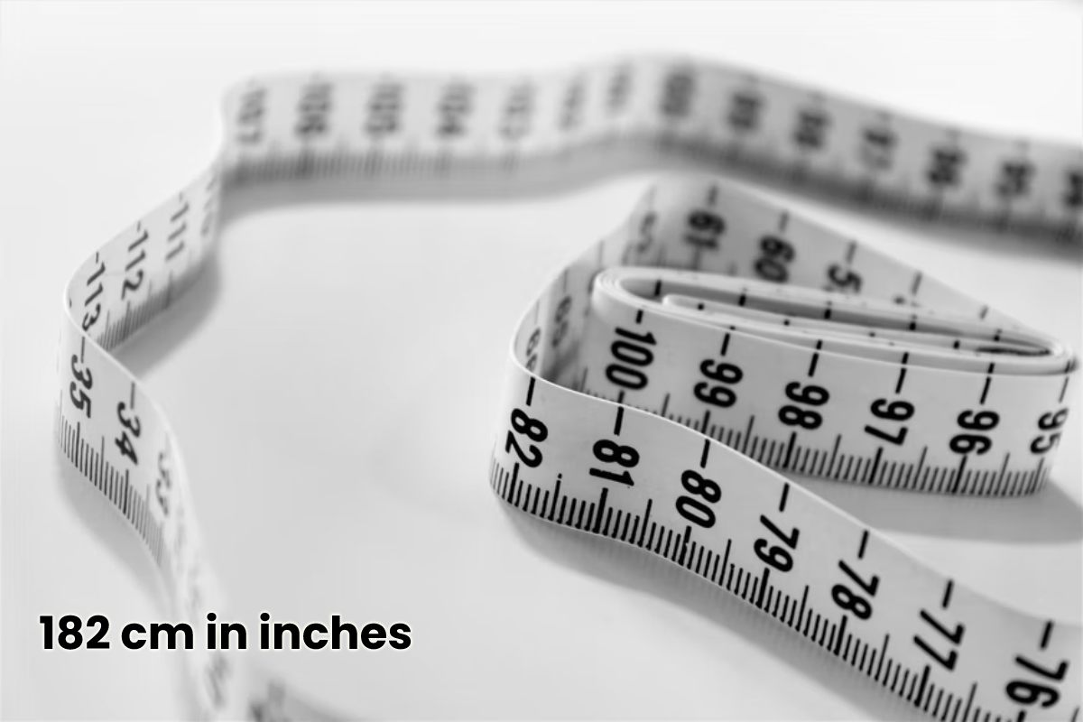182 cm in inches