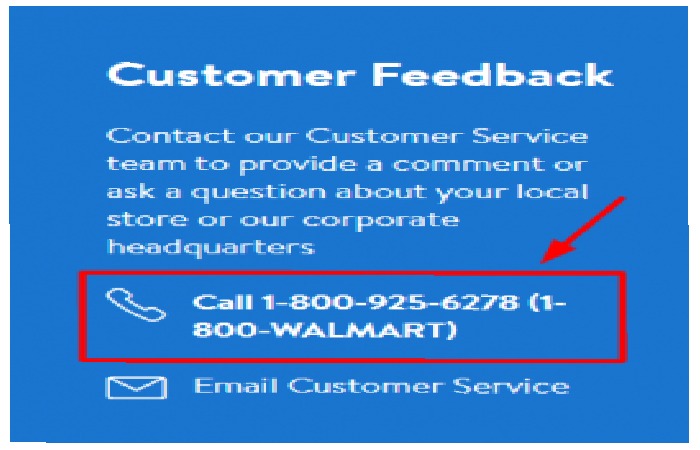 Walmart.com phone number U.S