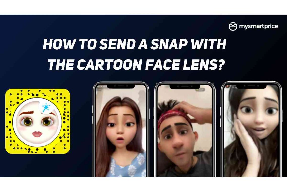 Send a Snap with the Cartoon Face Lens