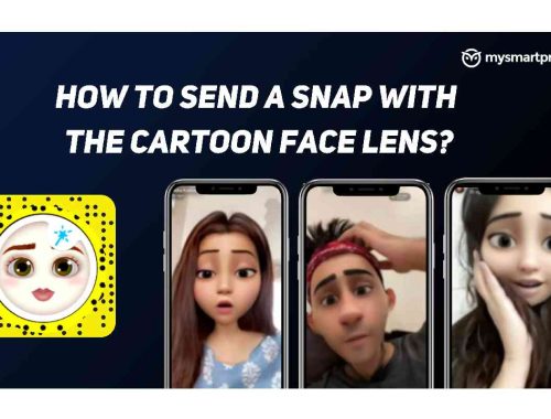 Send a Snap with the Cartoon Face Lens