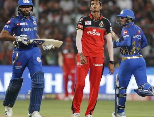Royal Challengers Cricket Vs Mumbai Indians Cricket Match Scorecard
