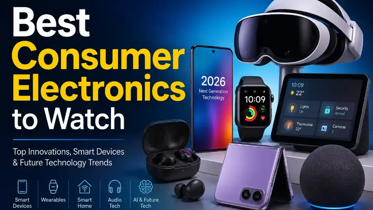 Best Consumer Electronics to Watch in 2026: Top Devices, and Investment Opportunities