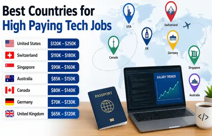 best countries for high paying tech jobs
