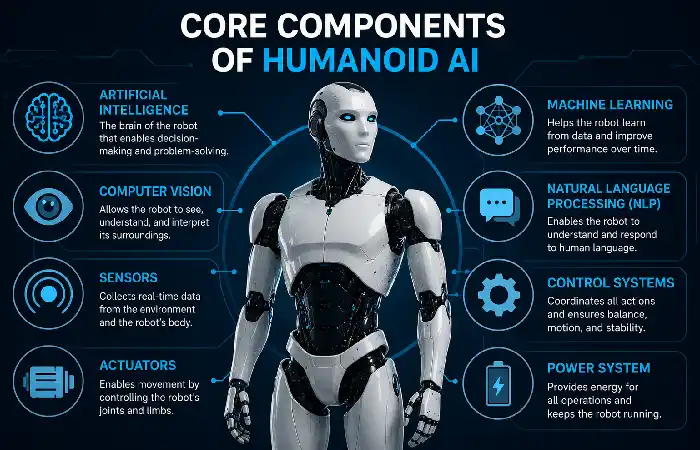 core components of humanoid ai