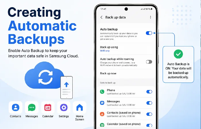 creating automatic backups