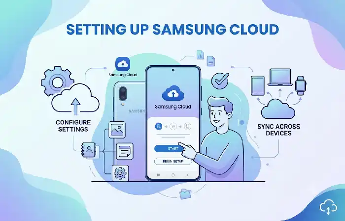 setting up samsung cloud