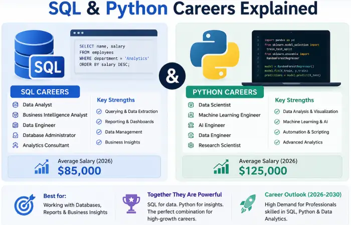 sql & python careers explained