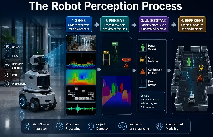 the robot perception process