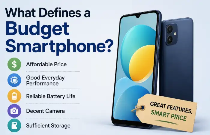 what defines a budget smartphone