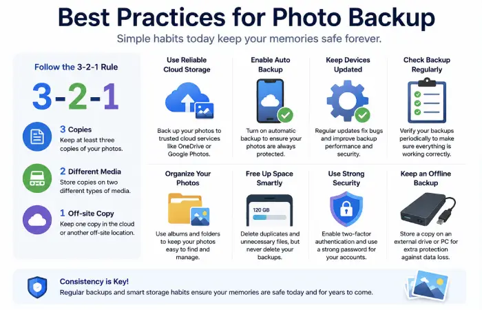 best practices for photo backup