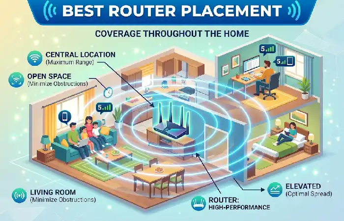 best router placement