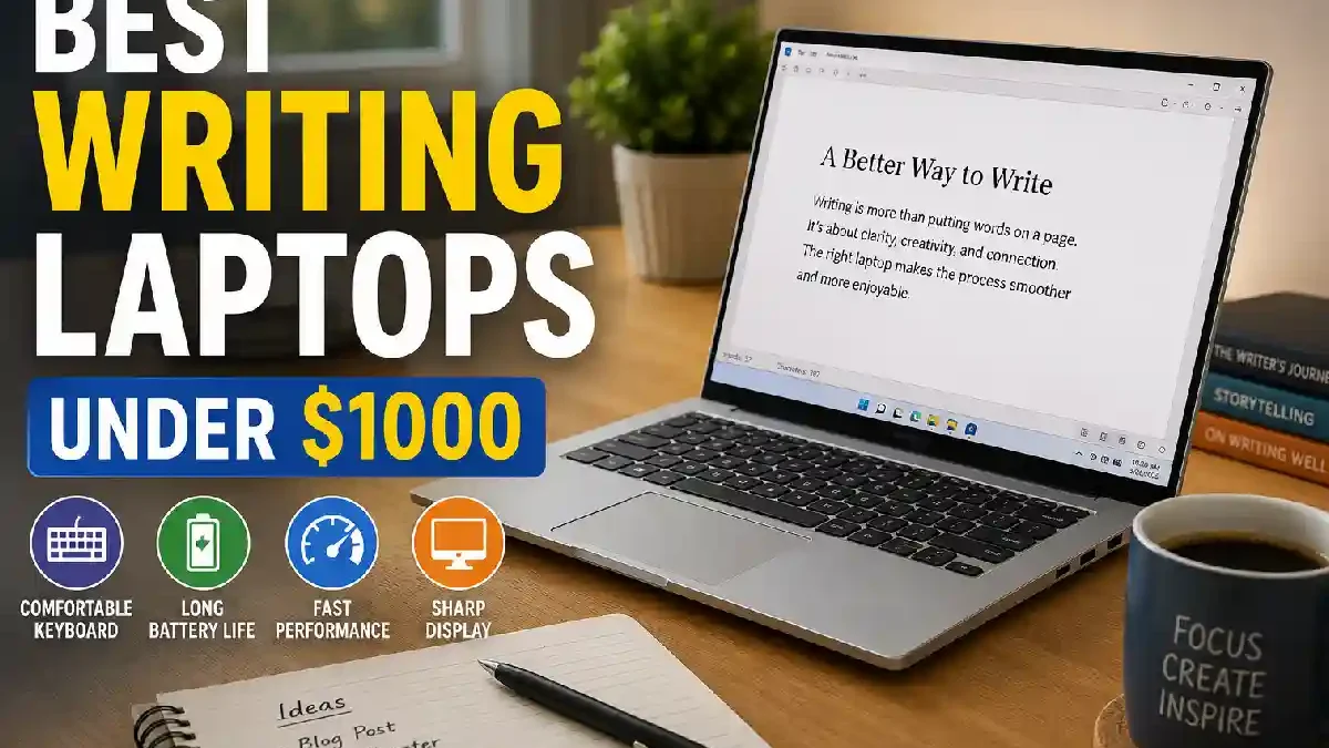 Best Writing Laptops Under $1000 (2026 Guide)