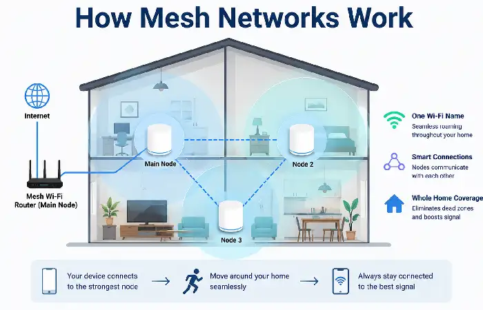 how mesh networks work