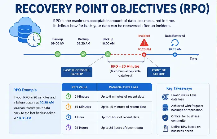 recovery point objectives rpo