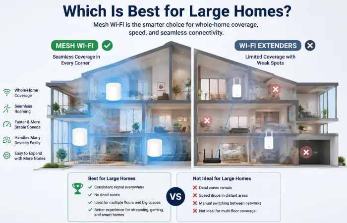 which is best for large homes