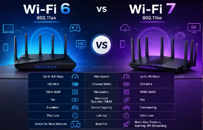 wi-fi 6 vs wi-fi 7