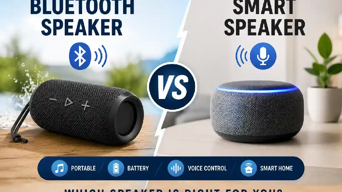 Bluetooth Speaker vs Smart Speaker Comparison (2026 Guide)