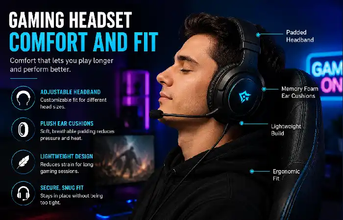 gaming headset comfort and fit