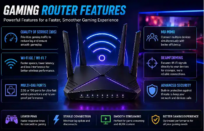 gaming router features