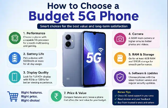 how to choose a budget 5g phone