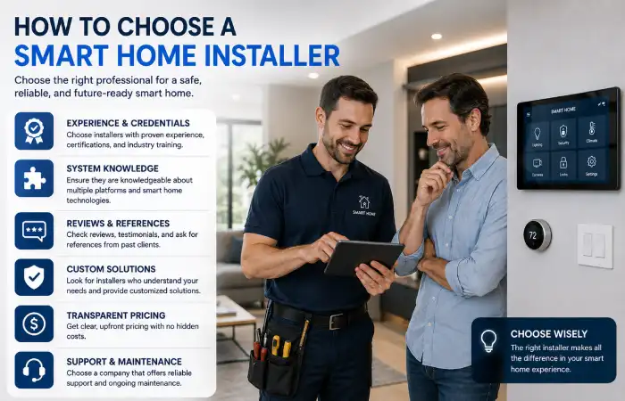 how to choose a smart home installer