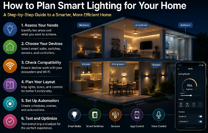 how to plan smart lighting for your home