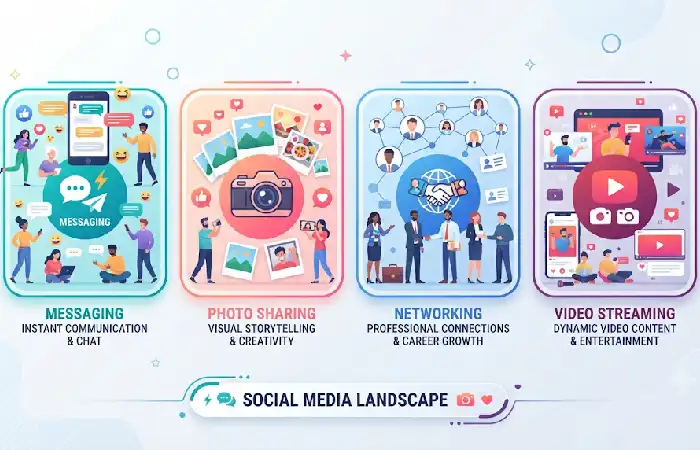 What Are the different types of social media apps