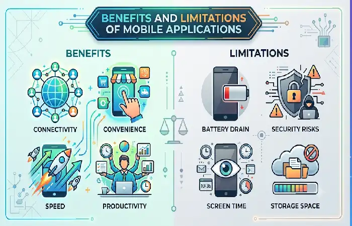 benefits and limitations of mobile applications