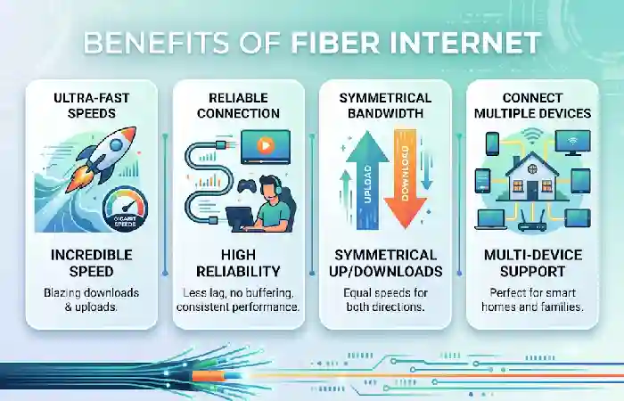 benefits of fiber internet