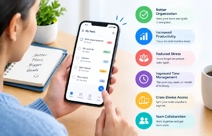 benefits of using a to-do list app