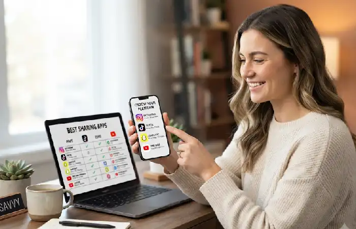 choosing a photo or video sharing app