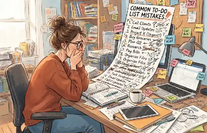 common to-do list mistakes