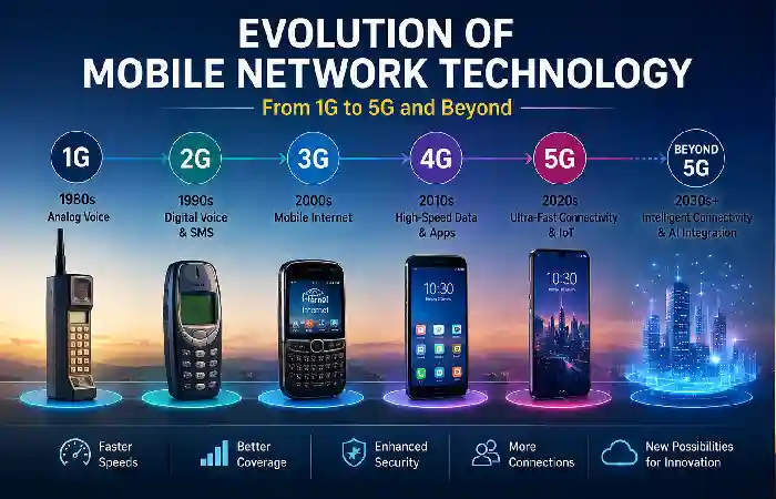 evolution of mobile network technology