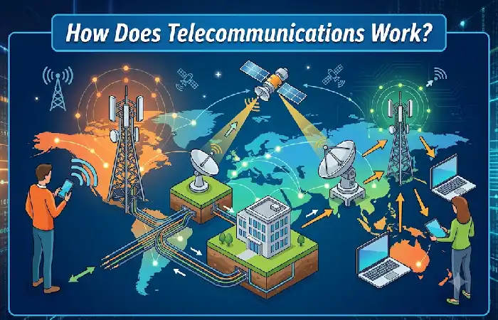 how does telecommunications work_