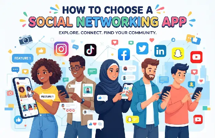 how to choose a social networking app