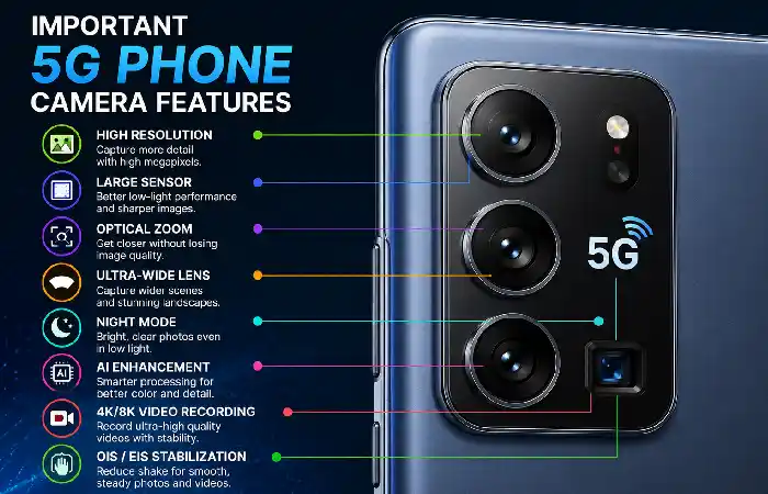 important 5g phone camera features
