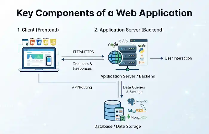 key components of a web application