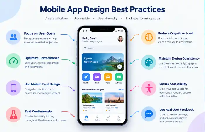 mobile app design best practices