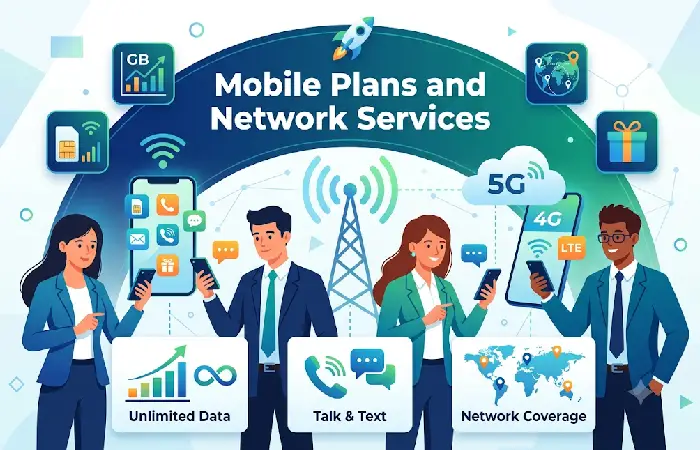 mobile plans and network services