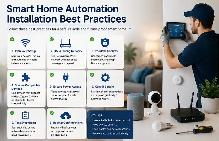 smart home automation installation best practices