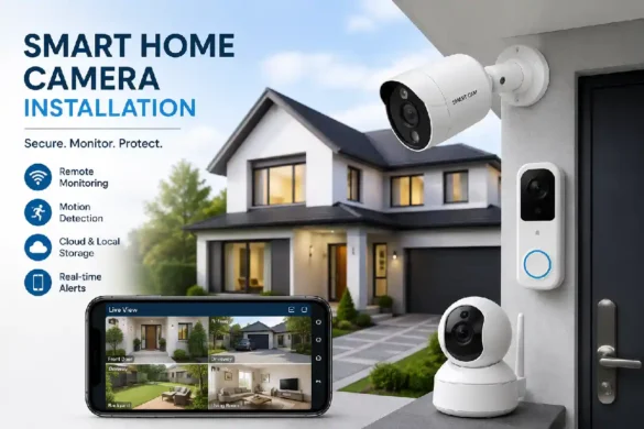 smart home camera installation