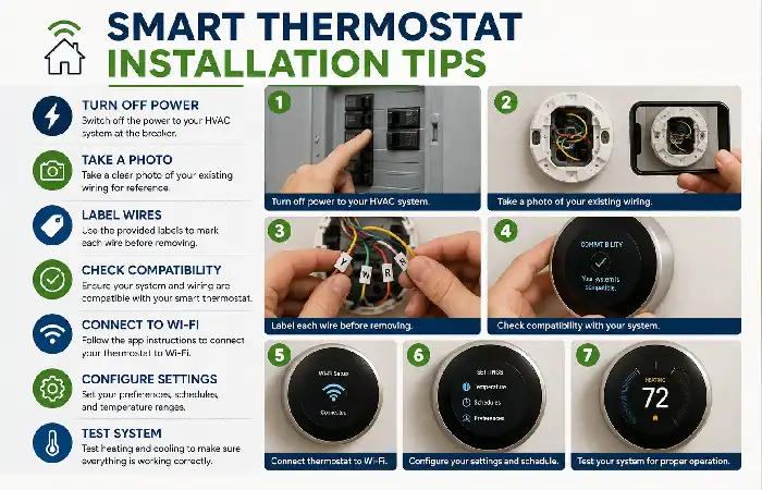 smart thermostat installation tips
