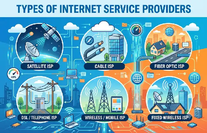 types of internet service providers