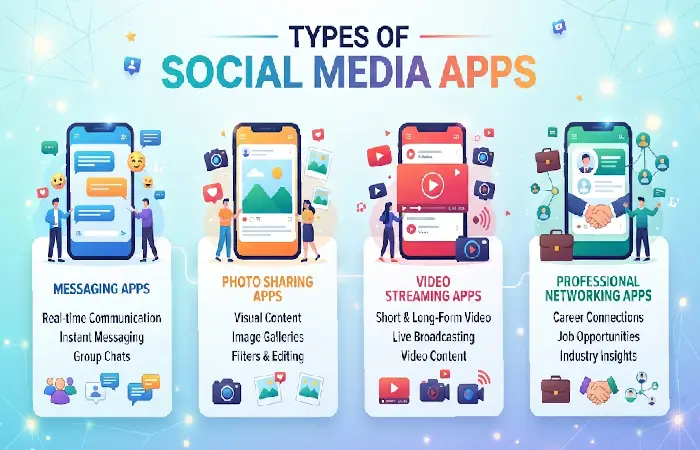 types of social media apps