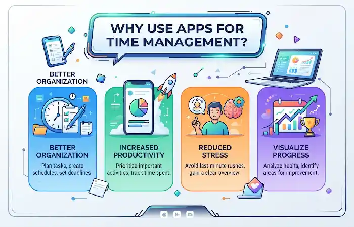 why use apps for time management